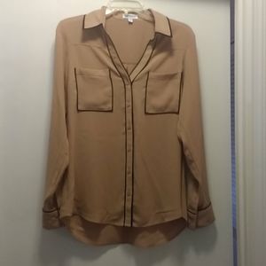 Black and Camel Shirt